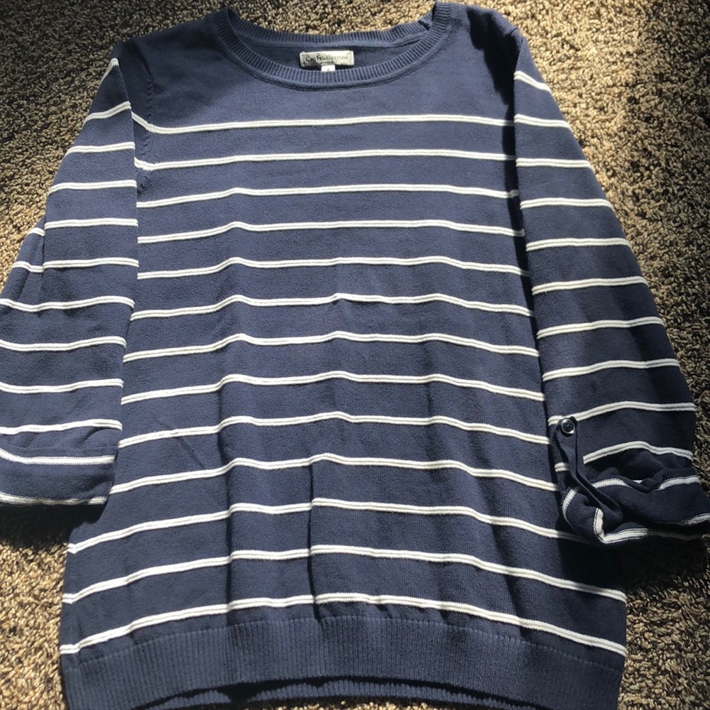 Croft & Barrow striped crewneck